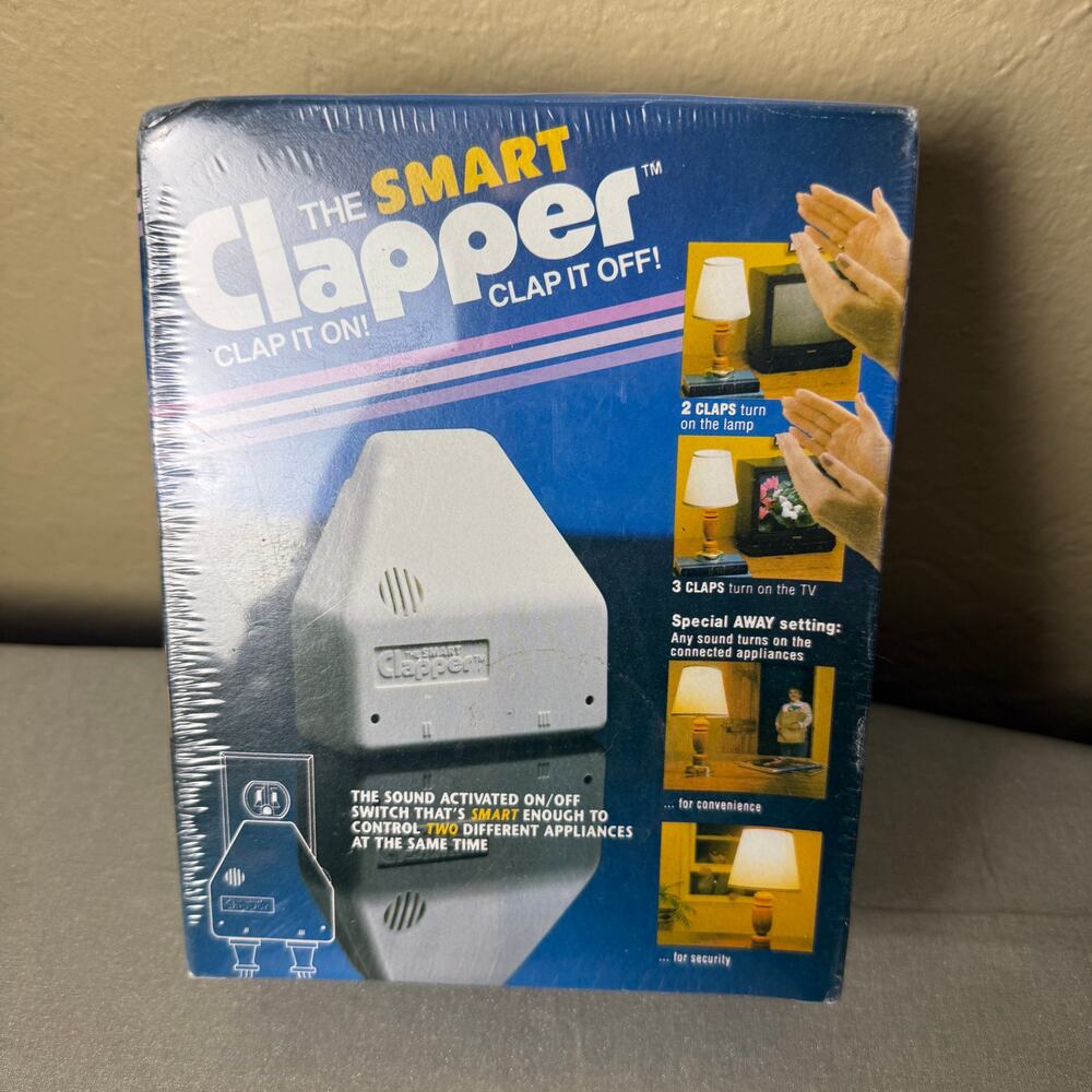 Vintage 1992 The Smart Clapper Sound Activated On Off Switch New Sealed